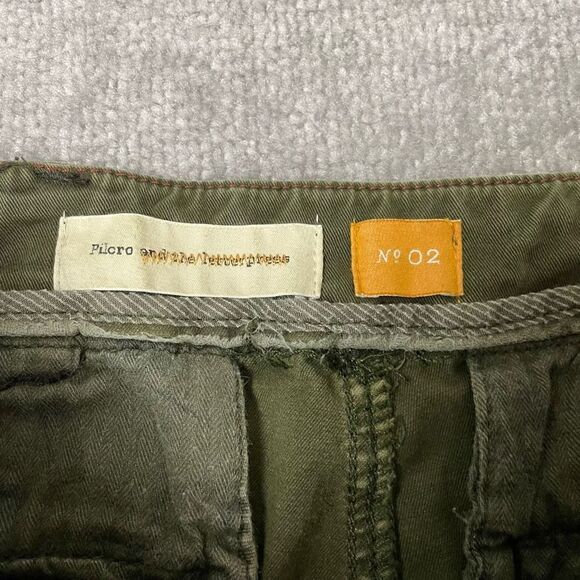 Anthropologie Pilcro and the Letterpress Jeans Green Moto Ankle Zip 29x28 - Picture 6 of 6